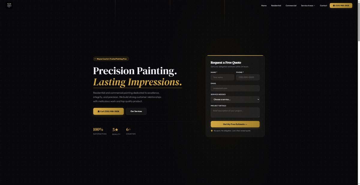John's Pro-Paint website screenshot