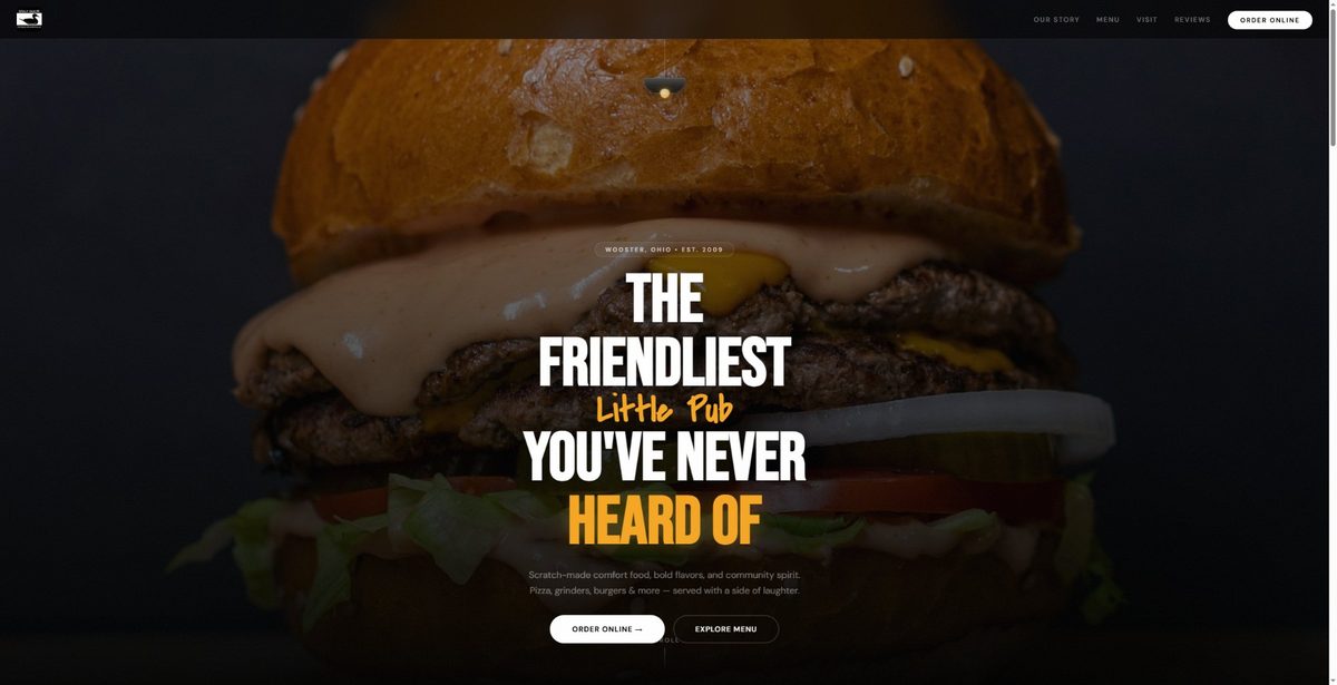 The Ugly Duck website screenshot